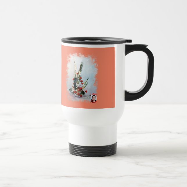 Taza De Viaje Bodegón de flores (Derecha)