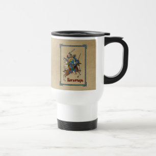Taza De Viaje Bogatyr ruso medieval