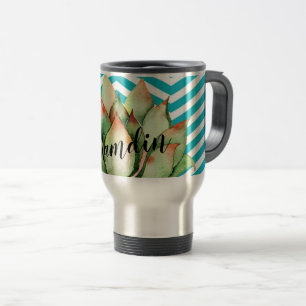 Taza De Viaje Boho Cacti Cactus