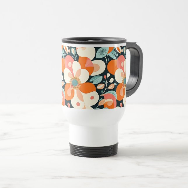 Taza De Viaje Bold Floral Small (Anverso derecho)