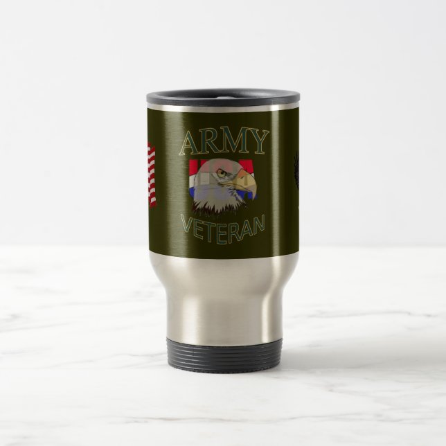 Taza De Viaje Bomba de veteranos militares (Centro)