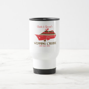 Taza De Viaje Bomba de viaje en crucero Boda rojo