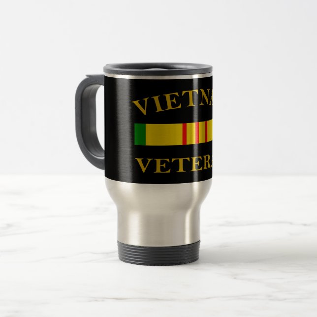 Taza De Viaje Bomba de viajes de veteranos de Vietnam (Anverso izquierdo)
