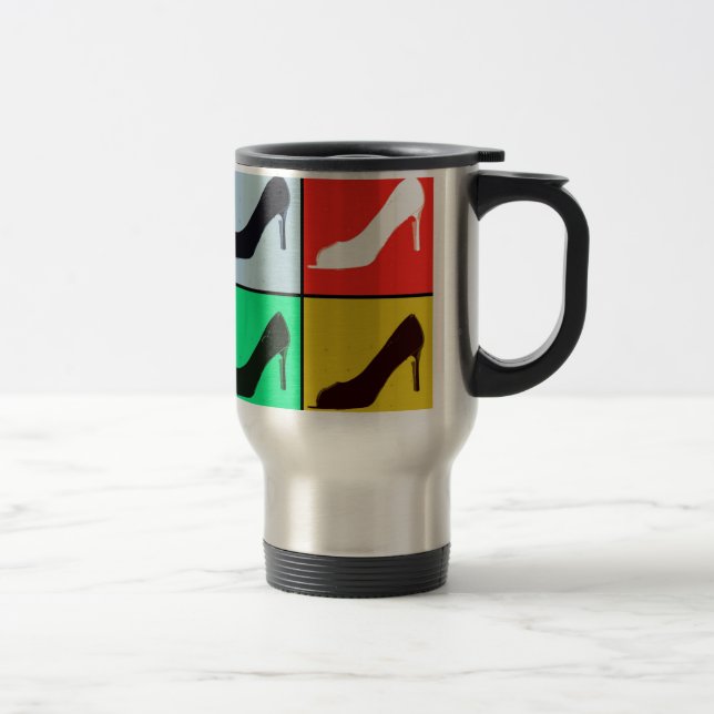 Taza De Viaje Bombas de talón alto de Pop Art (Derecha)