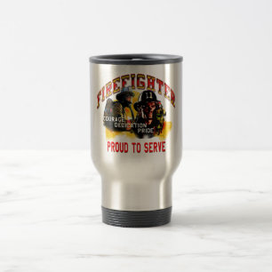 Taza De Viaje Bombero
