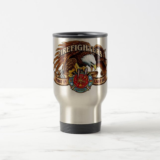 Taza De Viaje Bombero Eagle (Centro)