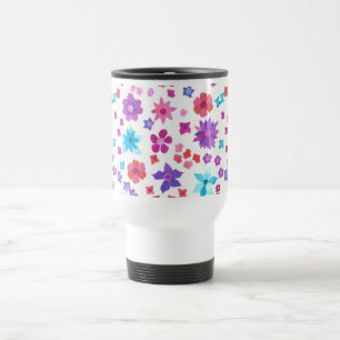 Taza De Viaje Bonito Hippy Flower Power Travel Mug