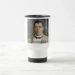 Taza De Viaje Booker T Washington y cita de éxito