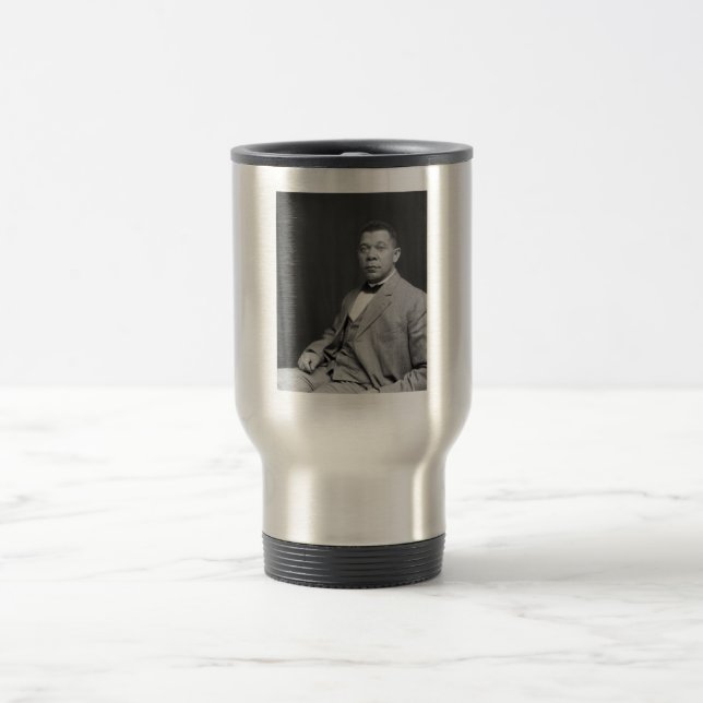 Taza De Viaje Booker Taliaferro Washington: Educador Negro
