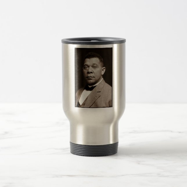 Taza De Viaje Booker Washington: Educador afroamericano (Centro)
