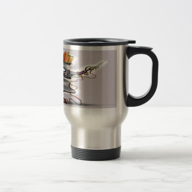 Taza De Viaje Bordada (Derecha)