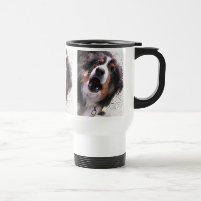 TAZA DE VIAJE BORDER COLLIE (Derecha)