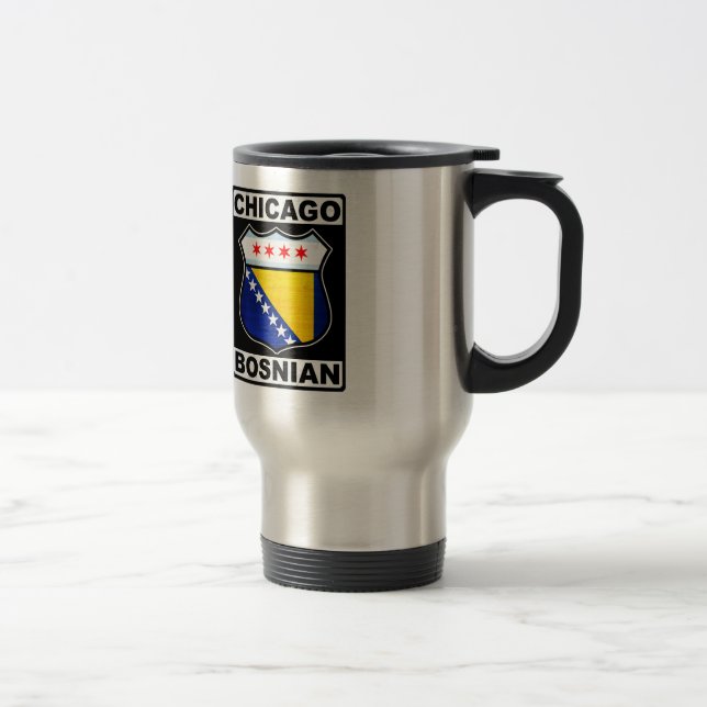 Taza De Viaje Bosnio-americano de Chicago (Derecha)