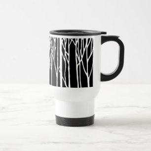 Taza De Viaje Bosque Birch por Leslie Peppers