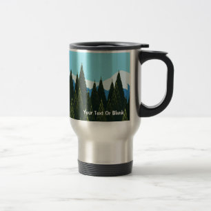 Taza De Viaje Bosque fractal