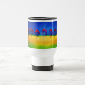 Taza De Viaje bosque pintado