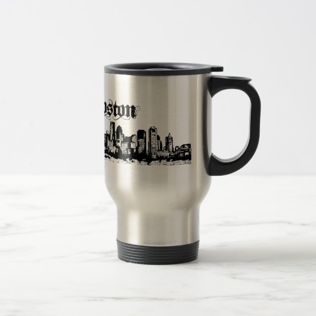 Taza De Viaje Boston puso para su ciudad (Derecha)