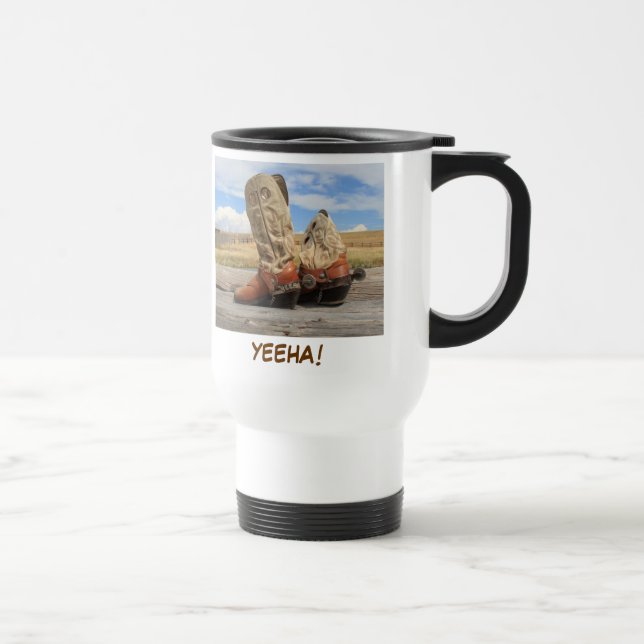 Taza De Viaje Bota occidental de Yeeha (Derecha)