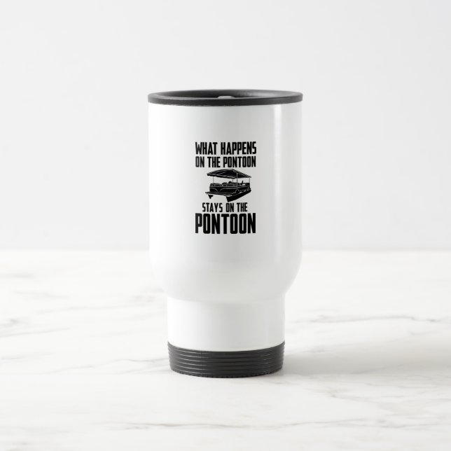 Taza De Viaje Bote Pontoon (Centro)