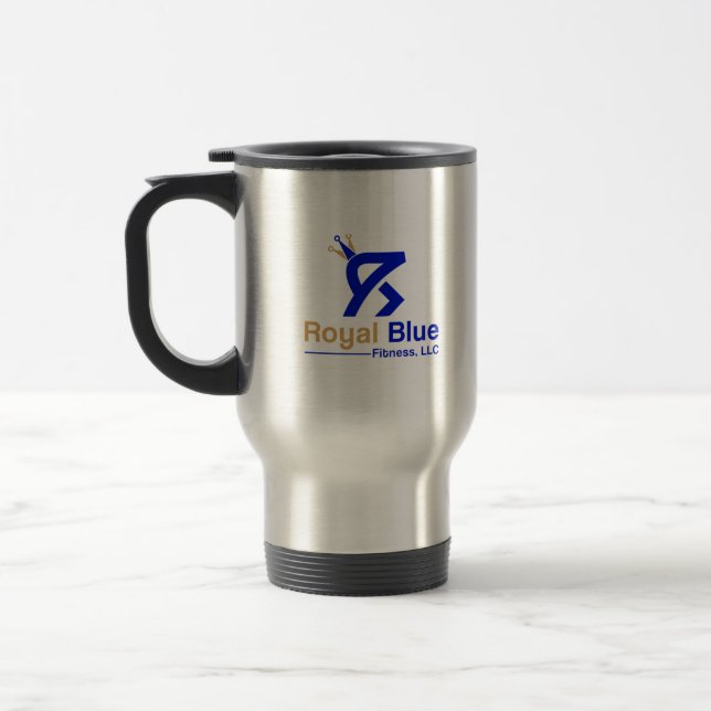Taza De Viaje Botella de agua Royal Blue Fitness (Izquierda)