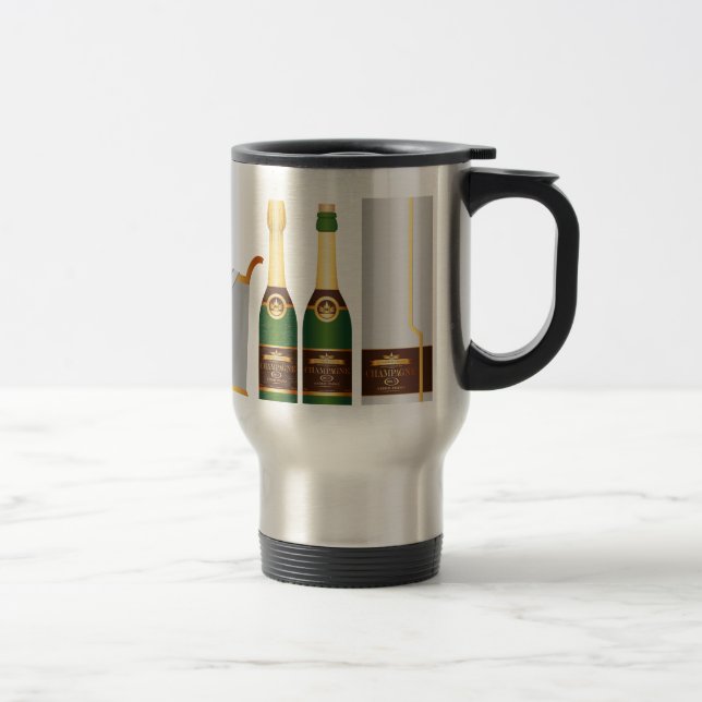 Taza De Viaje botellas de champán (Derecha)