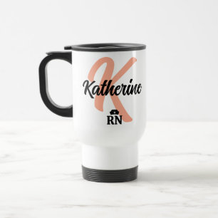 Taza De Viaje Botones y pines de enfermera personalizado Enfer