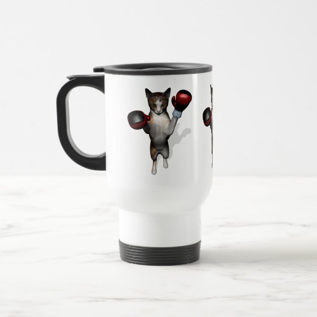 Taza De Viaje Boxer Tabby (Izquierda)