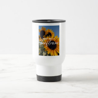Taza De Viaje Brilla Como Un Girasol