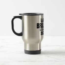 Taza De Viaje BRILLIANCE VS INSANITY personalizado mug - elegir