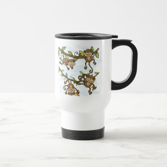 Taza De Viaje Brillo del mono (Derecha)
