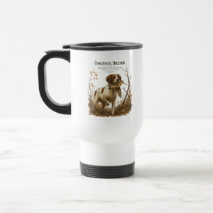Taza De Viaje Brittany Spaniel – Arte de Caza de Chocha