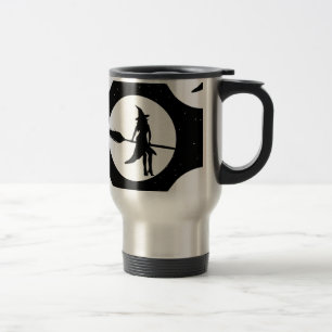Taza De Viaje bruja de halloween