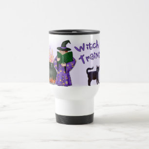 Taza De Viaje Bruja en el entrenamiento