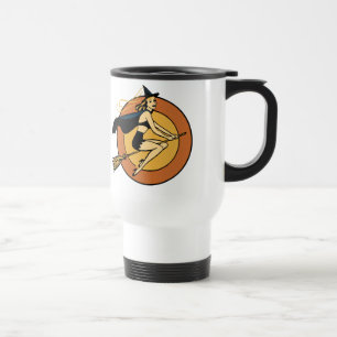 Taza De Viaje Bruja Retro