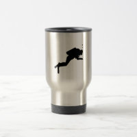 Buceador de Scuba - Mug de viaje