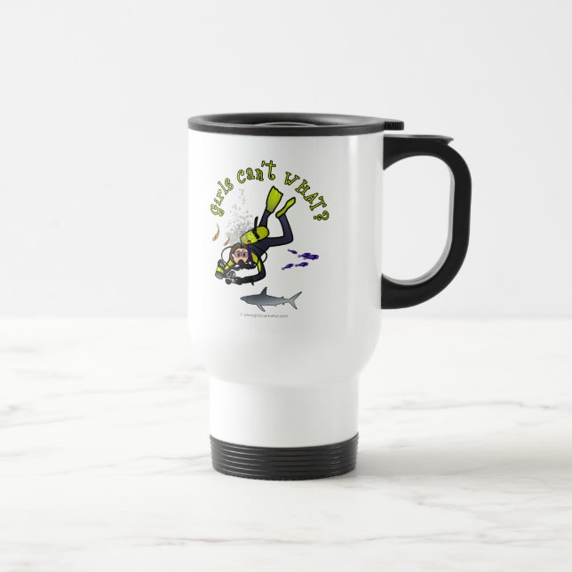 Taza De Viaje Buceador Scuba femenino ligero (Derecha)