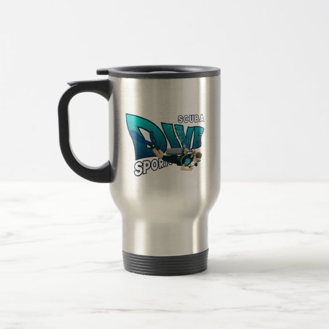 Taza De Viaje Buceo | (Izquierda)
