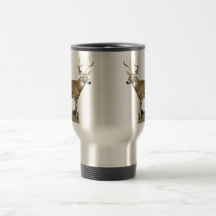 Taza De Viaje Buck de ciervo con cola blanca