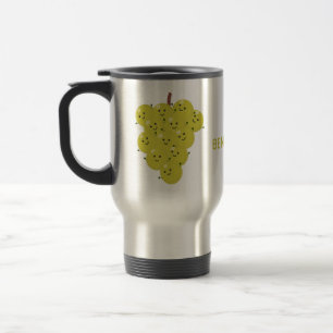 Taza De Viaje Buen ilustracion de uvas personalizados