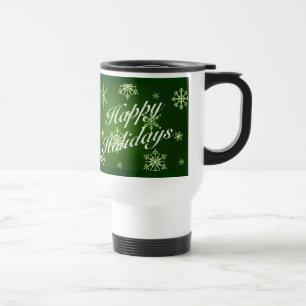 Taza De Viaje Buenas fiestas haciendo juego los artículos -