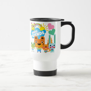 Taza De Viaje Buenos amigos de los animales