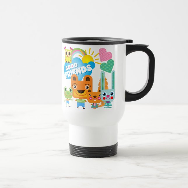 Taza De Viaje Buenos amigos de los animales (Derecha)