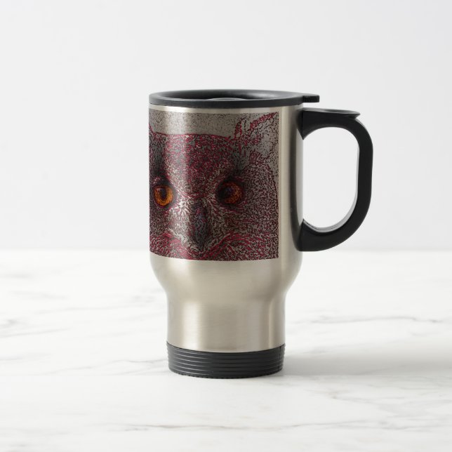 Taza De Viaje Búho etéreo (Derecha)
