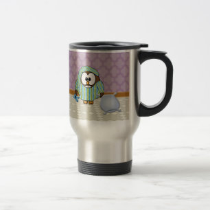 Taza De Viaje búho perezoso - ¡No hago los lunes!