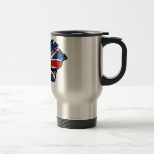 Taza De Viaje Bulldog de Union Jack