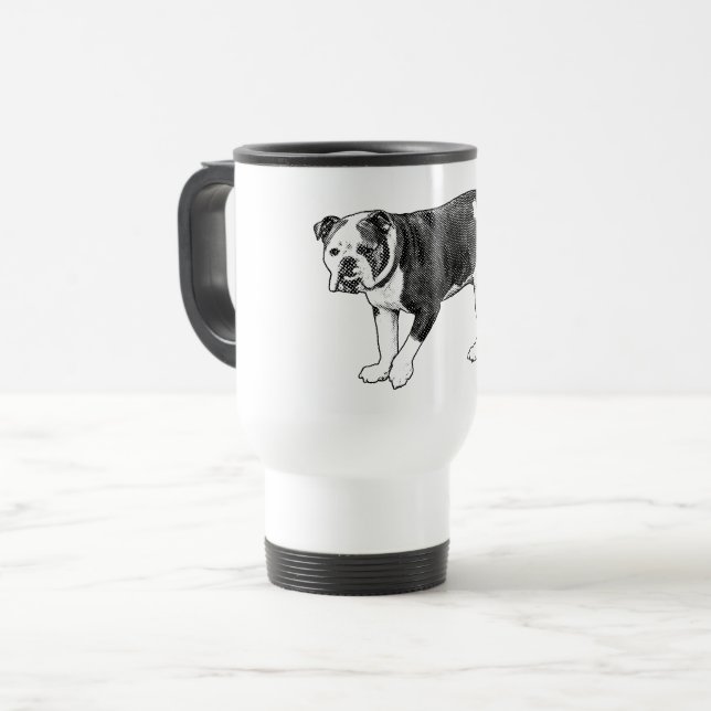 Taza de viaje Bulldog Sip, Dot (Anverso izquierdo)
