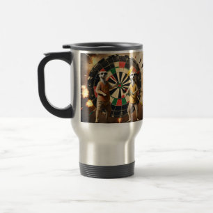 Taza De Viaje Bullseye Burrow: Liga Meerkat Dart,