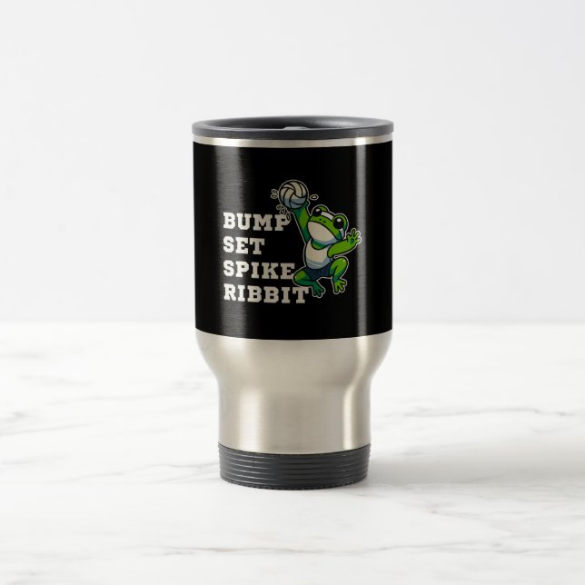 Taza De Viaje Bump, Set, Spike, Ribbit (Centro)