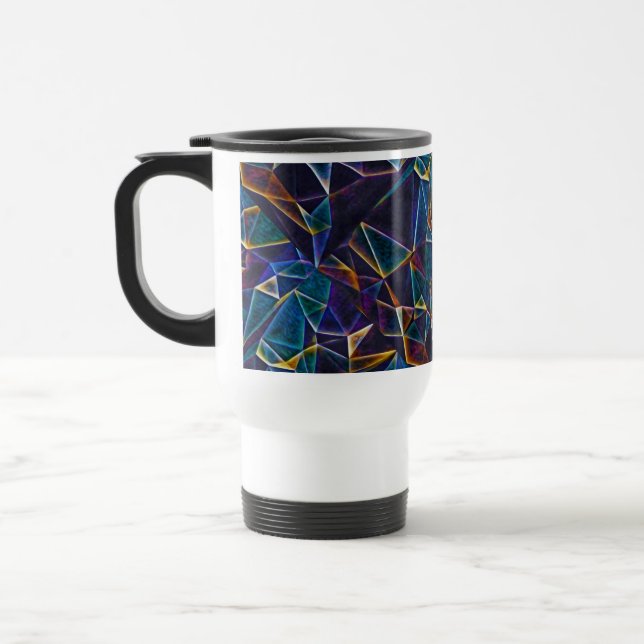 Taza De Viaje Burbujas rotas Café Mug (Izquierda)