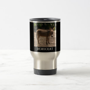 Taza De Viaje Burro Democratic